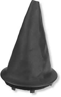 1neiSmartech - Fuelle de Piel sintética Negra con Anillo de retención para Palanca de Cambios Compatible con Citroen Berlingo III a Partir de 2008 Peugeot Partner a Partir de 2008