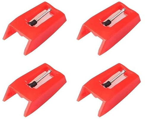 TRITAM Agujas de 4 Piezas para Tocadiscos. Agujas de Aguja de Repuesto Universales Agujas Aguja de Repuesto para Tocadiscos de Vinilo, 407681