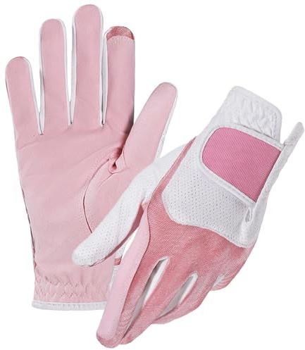 Guanti da golf da donna, traspiranti, vestibilità stabile, guanti da golf da ragazza, comodi guanti da golf per donne e ragazze, comodi guanti da golf per donne e ragazze
