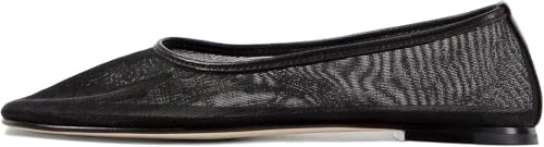HiGropcore Ballerine da donna con rete, 2024 nuovissime con cinturino e fibbia a rete, scarpe Mary Jane sexy e comode, ballerine da cerimonia, mocassini senza lacci, A2, colore nero., 39.5 EU