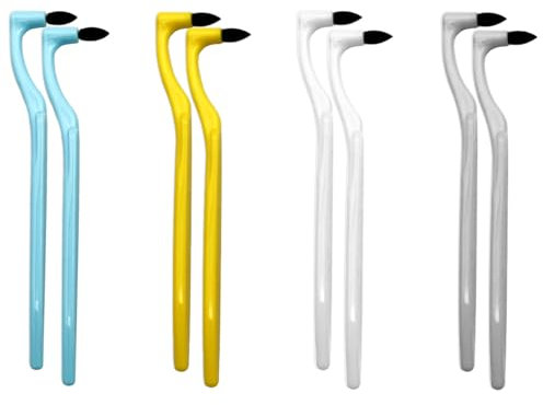 Scettar 8 Pezzi Rimuovi Tartaro Denti, Spazzolino Tuft da Denti, Pulizia Denti Tartaro, Tooth Stain Eraser, Smacchiatore Denti Professionale, Adatto per Tartaro, Placca, Caffè, Tè, Tabacco