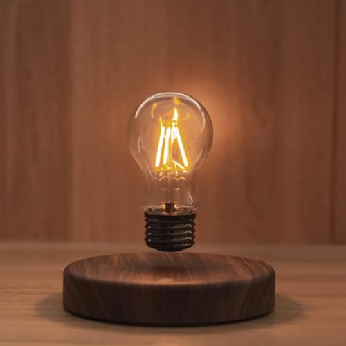 Adorno creativo para lámpara eléctrica de levitación magnética, bombilla giratoria, lámpara suspendida, decoración del hogar y escritorio