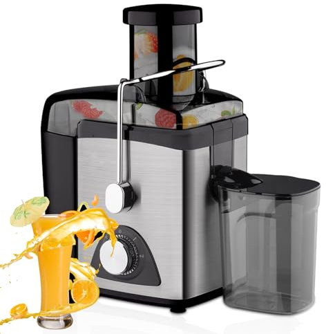 Spremiagrumi, Spremiagrumi per Frutta e Verdura da 1000 W con Spremiagrumi Centrifugo con Controllo a 3 velocità, Antigoccia Antiscivolo Facile da Pulire per Arance Limone Lime Pompelmo.