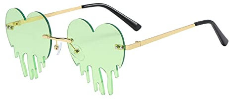 SRZYMJ Sonnenbrille Fasching Brille Rave Fahrradbrille Sonnenbrille Herren Damen Sportbrille Fahrradbrille Fahrrad Sonnenbrille,Polarisierte Schutzbrille für Outdooraktivitäten Wie Radfahren Grün