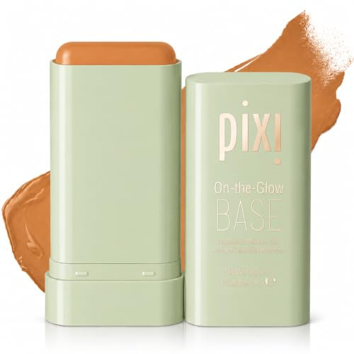 Pixi Beauty On-the-Glow Base | Getönter Feuchtigkeits-Foundation-Stick | Farbton: Tan – Golden, Gebräunt | 19 g / 0,6 oz