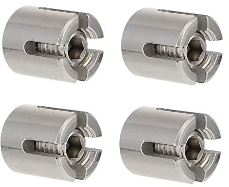 iplusmile Abrazaderas Inoxidable para Cables 4 Piezas Fijación Cruzada Clips para Jardinería Alta Precisión y Estabilidad