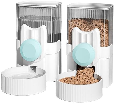 AMSLSIU Distributore automatico di cibo e acqua sospeso per gabbia di furetti, mangiatoia per conigli, accessori per conigli in gabbia, B