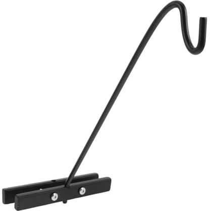 MOTHNUR Mangeoire à Oiseaux pour Balustrade Crochet Acier De Support Pivotant pour Suspendre Paniers De Fleurs Et Jardinières