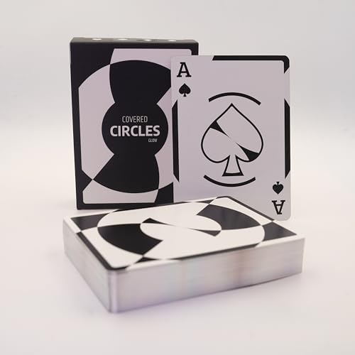CC Chris Cards Covered Circles Spielkarten, Hologramm Gilded Edition, Limitiert auf 150 Decks, Schwarzes Design