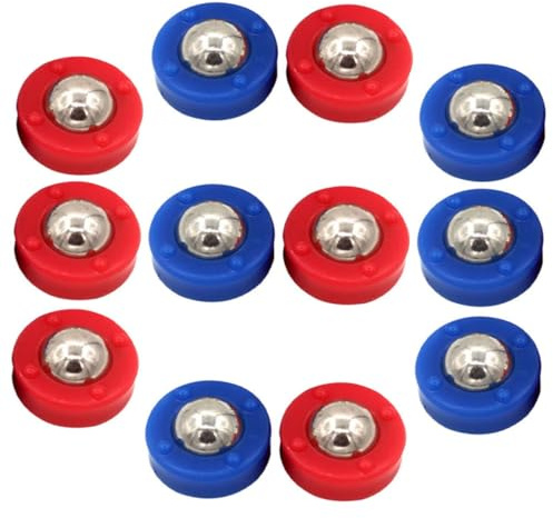 TOYANDONA 12piezas Rodillos De Repuesto para Shuffleboard Bolas Rodantes Accesorios Prácticos para Mesa y Eventos Familiares