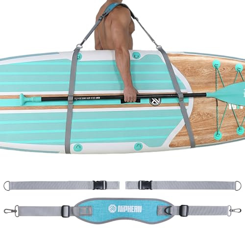 niphean Laccio Tavola SUP, Accessori SUP per Tavola SUP Gonfiabile，SUP Tracolla Regolabile a Mani Libere per Tavola da SUP，Tracolla per Il Trasporto della Tavola da Surf con Tracolla Imbottita