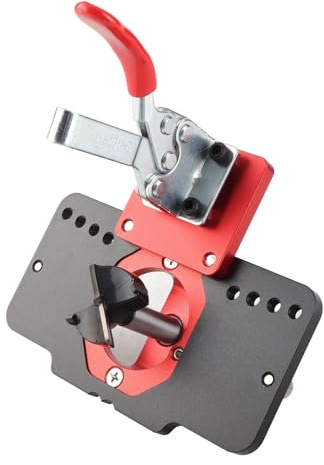 Gabarit de charnière dissimulé, guide de perçage de trou de charnière de porte en alliage d'aluminium de 35 mm, kit de localisation de foret pour meubles d'armoire à bois
