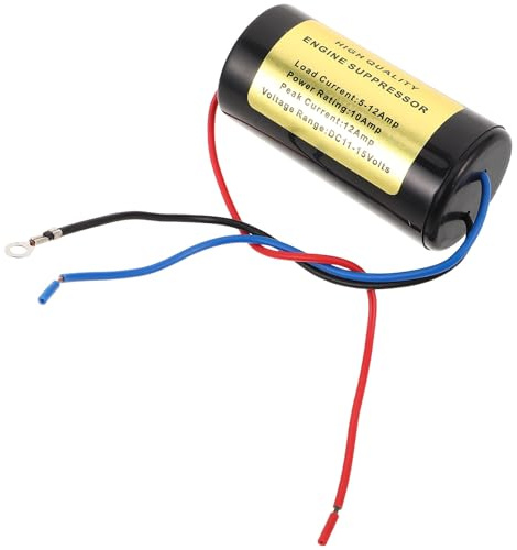 CALLARON 10 Amp Power Line Noise Filter for Car Audio System with Metal and Copper Construction, Designed to Audio Clarity and Reduce Electrical Interference for Vehicle Modifications