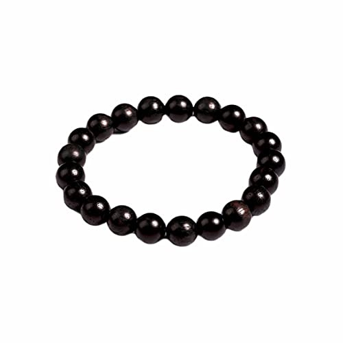 Handgjort träbönearmband för män och kvinnor tibetansk buddhistisk meditation Mala pärlsträckt armband armband träsmycken