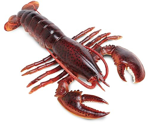 Safari Ltd. Maine Lobster Figurine - Realistic 8 Crustacean Figure - Educational Toy for Boys, Girls, and Kids Ages 3+