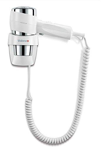 Valera Action Super Plus 1200 Haartrockner mit Wandhalterung, 1200 Watt, Farbe Weiß/Chrom