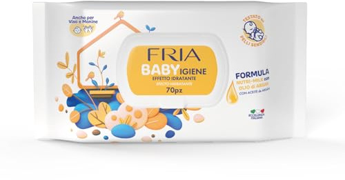 toallitas marca Fria. Modelo Salviettine Baby Argan 70 pz