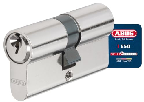 ABUS E50 N 40/40 – eurocilindro Serreta Nickel | Schließzylinder für Türschlösser – gleichschließend verfügbar, robuste Sicherheitsausstattung, ideal für Haus & Büro