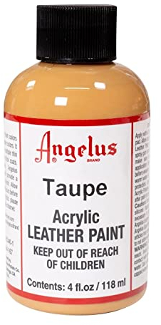 Angelus Weaver Leather Glitzerfarbe, Taupe, 118ml / 4oz