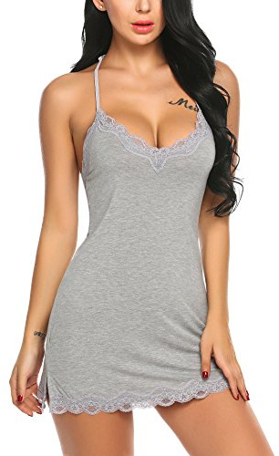 Avidlove Women's Lingerie Night Gowns Babydoll Chemise Nightgown Sleepwear