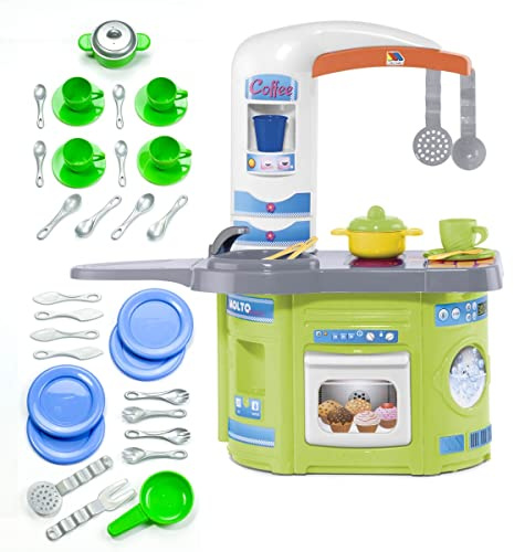MOLTO | Cucina Giocattolo Cucina per Bambine e Ragazzi con Elettrodomestici | Giocattoli educativi per bambini | A partire da 3 anni
