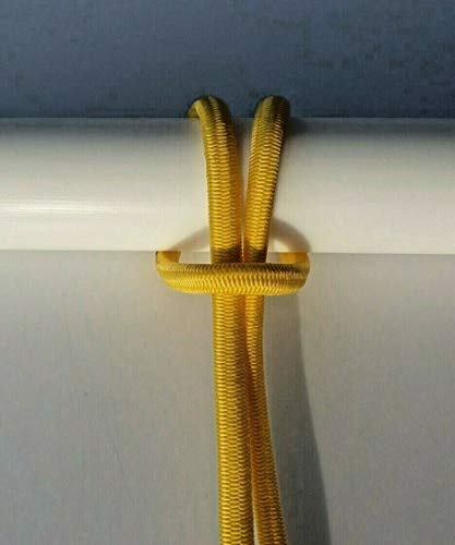 GUMMISEIL Expanderseil Planenseil elastisches Seil ø 5 mm 100 M gelb