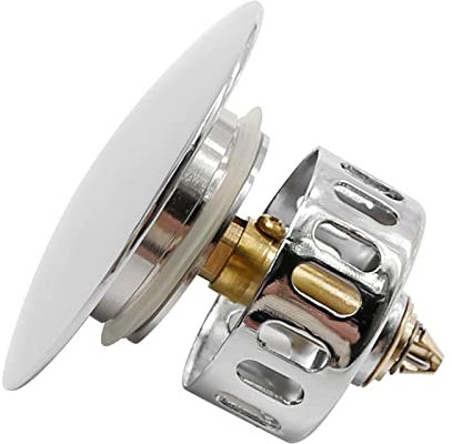 Hoypeyfiy Universal Bathtub Stopper and Tub Drain Hair Catcher Specific Size, Pop Up Bathtub Shower Anti-Clogging Design Sink Tub Stopper for Bathroom Kitchen Shower