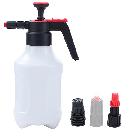Aim Tools 2L Hand Pressure Snow Foam Sprayer, Foam Cannon Water Pump Sprayer Gun with 2 Different Spray Nozzles, for Car Washing House Cleaning Garden Irrigation