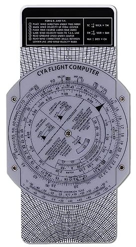 Greethga Flight Computer Aviation Plotter Regolo Calcolatore Circolare Utilizzato Nell'Addestramento al In Aviazione Addestramento Piloti, Tirocini