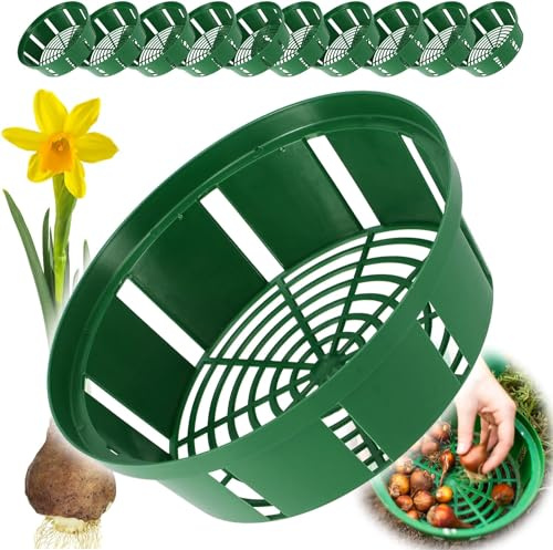 Bulb Baskets Daffodil Tulip Crocus Snowdrop Allium Easy Planter 20cm/23cm/26cm (23cm, 5)