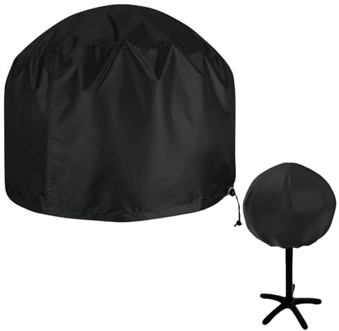 Copertura Impermeabile per Barbecue Adatta per George Foreman Grill Elettrico, SEVERIN Grill su Piedistallo, Barbecue a Sfera, Ø50cm, Design con Maniglia Facile da Rimuovere