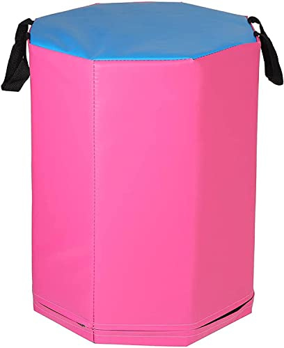 HYLMF Octagon Tumbler, Geschicklichkeitsform-Trainer, Gymnastik, achteckig, Geschicklichkeitsform, Tumblingmatte/Somersault, Rückentrainer für Gymnastik, Cheerleading, Kampfsport, 38 x 38 x 50 cm