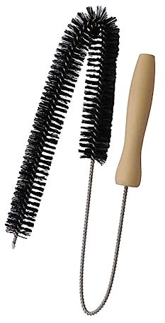 Garneck Dryer Vent Cleaner Brush and Refrigerator Coil Cleaning Brush Handle, Flexible Tube and Dust Gap Cleaning Tool for Washing Machine and Vent Maintenance Random Style
