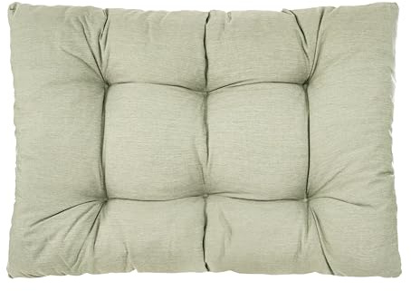 Best Wool Palettenkissen 120 x 80 cm - Sitzkissen für Europaletten - Palettenpolster, Gefüllt mit Granuliertem Poulirette-Schaum