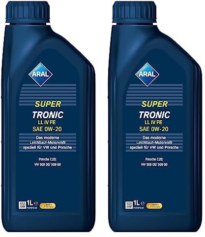Aral SuperTronic LL IV FE 0W-20 Longlife Motoröl, 1L (Packung mit 2)