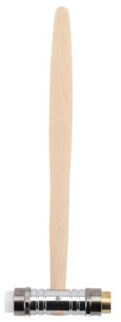 Dual Head Small Hammer Brass and Plastic Mallet Installation Hand Tool with Wooden Handle for Home Use and Professional Crafts