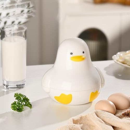 Egg Cooker - Electric Egg Boiler |Electric Egg Boiler - Automatic Cooker with Warming Function - 6 Egg Capacity - Indication Light - for Perfect Soft and Hard Eggs - Water Measuring Cup and Egg Pierc