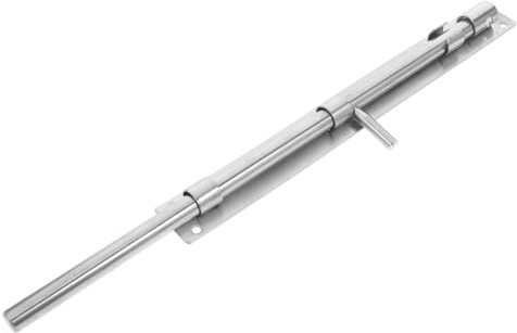HYTROVE Chiavistello Scorrevole in Acciaio Inox 45 Cm Per Porte e Cancelli, Bullone Di Sicurezza Resistente, Serratura Per Portafinestra e Capannone, Montaggio Verticale e Orizzontale
