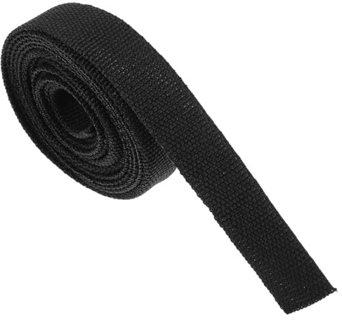 Homoyoyo Gaine Thermorétractable Tressée Antidérapante Noire Diamètre Intérieur 12 MM 2 Mètres Gaine Isolante Résistante à L’Abrasion et à la Chaleur pour Câbles Électriques Faisceaux