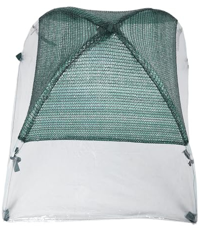 Abaodam Filet de Protection pour Légumes et Arbustes en Polyéthylène, Résistant aux UV Piquets Intégrés, Couverture de Jardin Extérieure Anti-Gel, Voile de Protection Hiver pour Culture