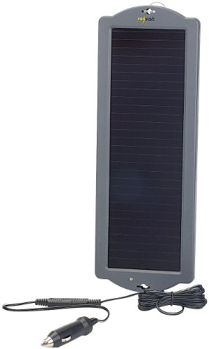 revolt Caricabatterie per Auto - Solare Caricabatterie: Dispositivo Solare di Manutenzione per Batteria Auto 12V, 1,5 W. (Solare Caricabatterie 12V, Solare Automobile)