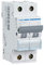 Hager MUN510A Interruptor Automático Magnetotérmico Serie MU, 1P+N, 10A, curva C, 6KA