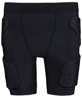 STONEKISS Kids Padded Shorts Protective Underwear Hip Butt Pad Compression Short Pants for Football,Basketball,Bike,Soccer,Volleyball,Rugby,Paintball,Cycling,Skate,Snowboard,Ski,Hockey Size YM