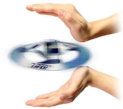 ZQION Mystery UFO Floating Flying Saucer Magic Tricks Float in Mid-air Street Stage Magic Gimmick Outdoor Toy