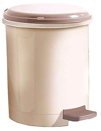 SXXYXH Pattumiera in Plastica, Pattumiera con Coperchio A Pedale E Secchio in Plastica da 6,8 L / 8 L / 12 L Cucina per Hotel Cestino per La Raccolta Differenziata per Uso Domestico,6.8L