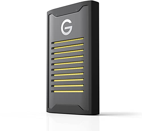 SanDisk Professional 4TB, G-Drive ArmorLock SSD, Memoria de Estado sólido NVMe con cifrado, 1000 MB/s, USB-C (10 Gbps), Seguridad de Alto Nivel, desbloqueo Sencillo de Aplicaciones, ultrarrobusta
