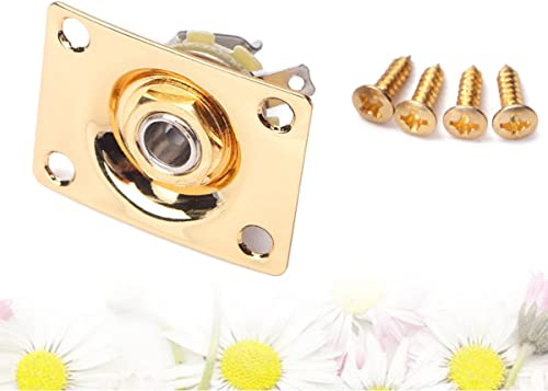 Milisten E-Bassgitarren Stecker Gitarrenstecker Bassgitarren & Gear E-Gitarrenteile E-Gitarre Hardware Gitarre Ausgang Jack Plate Guitar Jack Wireless Component