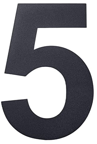 6in numero casa exterior gris antracita inoxidable mate RAL7016 flotante(5)