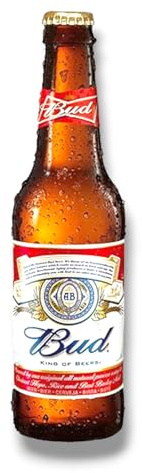 6 x 0,33l Bud Bier- Das amerikanische Original mit 5% Vol.- King of Beer inklusive Haus der Biere Berlin Bierdeckel