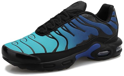 Amsion Homme Air Chaussures de Course à Pied Tendance pour avec Coussin Mode Baskets décontractées pour la Marche Le Tennis Le Basket-Ball la Gym Les Sports